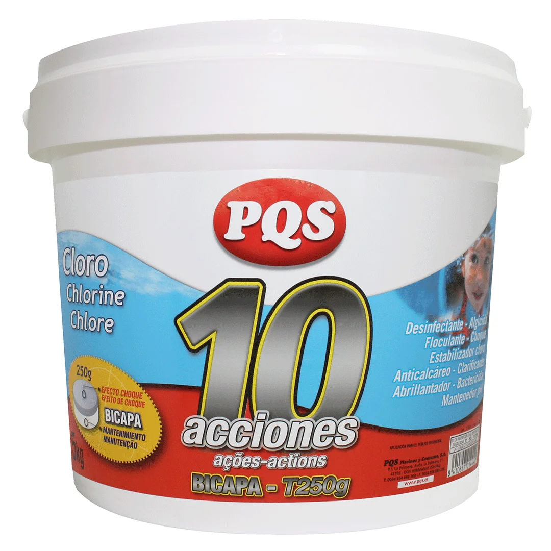 PQS Chlorine 10 Actions Bilayer Tablet - 5KG